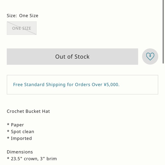 Anthropologie crochet bucket hat new with tags one size - Picture 3 of 10